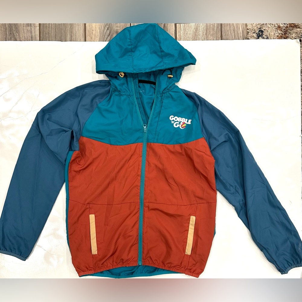 Ventures Endurance Men’s Light Running Jacket Blue Multi Size Medium